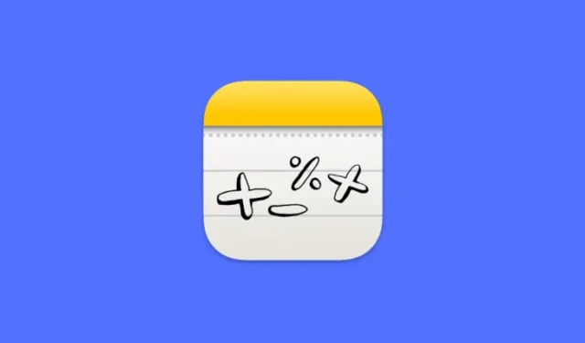 Resolva problemas de matemática automaticamente usando notas no iOS 18