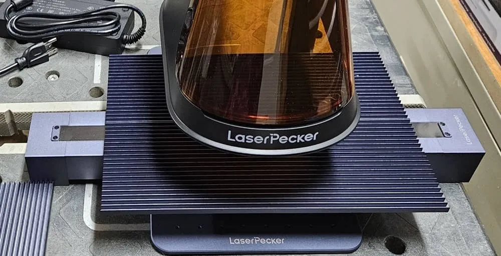 Utilisation de l'extension de glissière sur le LaserPecker LP5