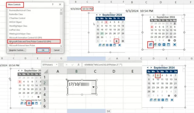 Cómo habilitar y utilizar el control de selección de fecha y hora de Microsoft