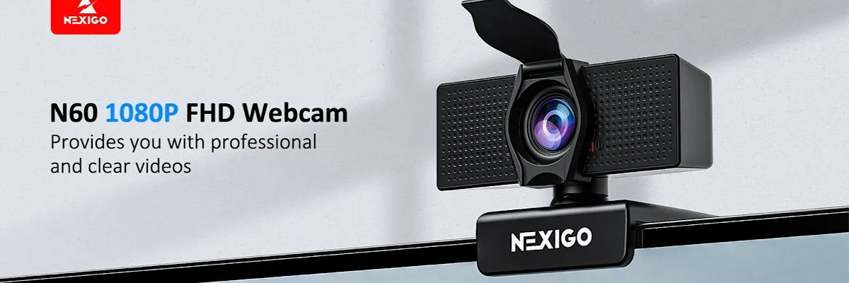 Webcam Nexigo N60 Vidéo claire 1080p