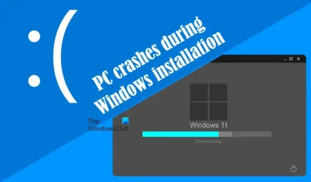 Rozwiązywanie problemów z awariami komputera podczas instalacji systemu Windows