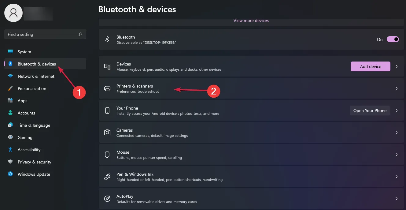 Windows 11 printers en scanners