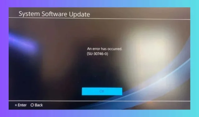 4 Simple Ways to Fix PS4 Error SU-30746-0