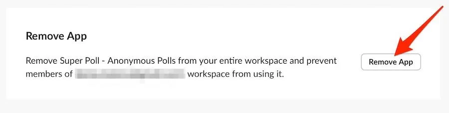 Entfernen Sie eine App aus Ihren Slack-Integrationen