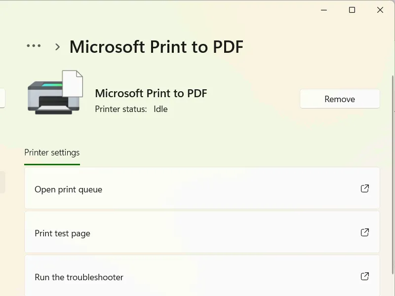 Verwijder uw printer