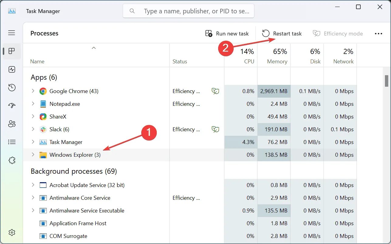 uruchom ponownie zadanie, aby naprawić błąd ERROR_FILE_EXISTS