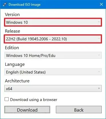 魯弗斯 下載 Windows 10 ISO