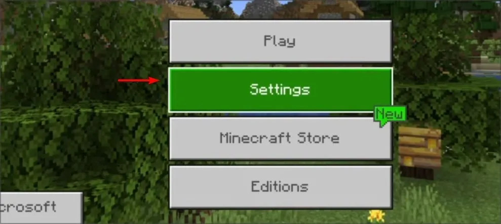 configurações minecraft