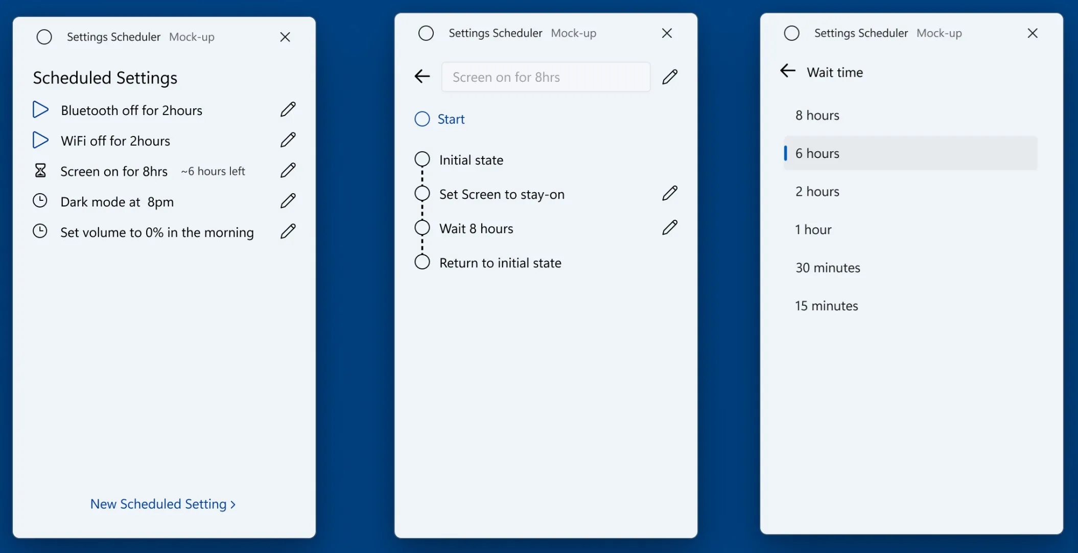 Settings Scheduler for PowerToys