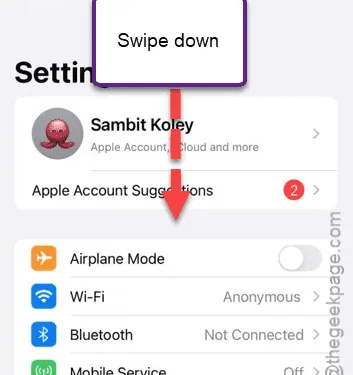 Como consertar a barra de pesquisa ausente nas configurações do iPhone