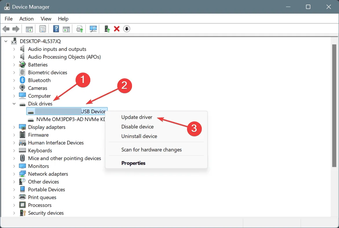 Actualizar controladores para solucionar DIRTY_MAPPED_PAGES_CONGESTION