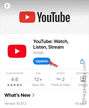 update youtube min