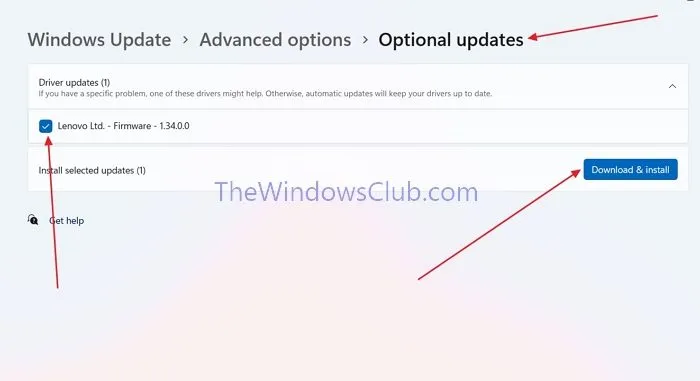 Stuurprogramma's bijwerken via Windows Optional Update