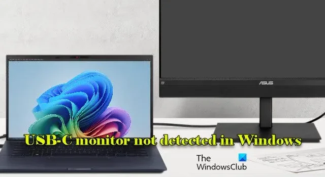 Solução de problemas de detecção de monitor USB-C no Windows 11