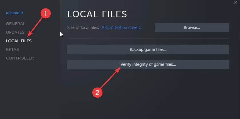 Verifica l'integrità dei file di Steam