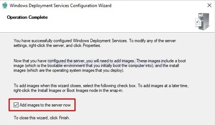 Wds Server Config Final Step