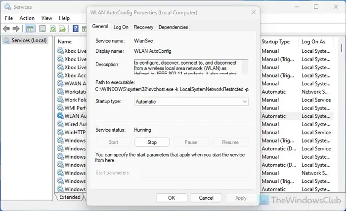 Password WiFi errata ma corretta in Windows 11