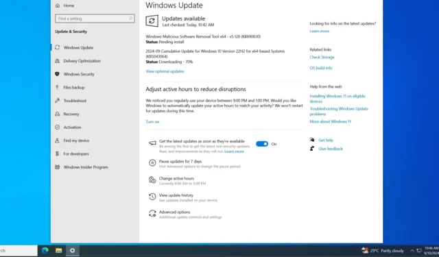 Download Windows 10 KB5043064 – Nieuwste update met meerdere oplossingen (.msu-bestand)