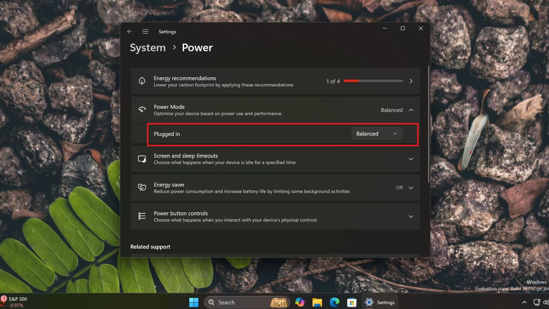 Windows 11 빌드 26252는 전원 프로필에 대한 성능을 보다 효과적으로 제어할 수 있는 기능을 제공합니다.