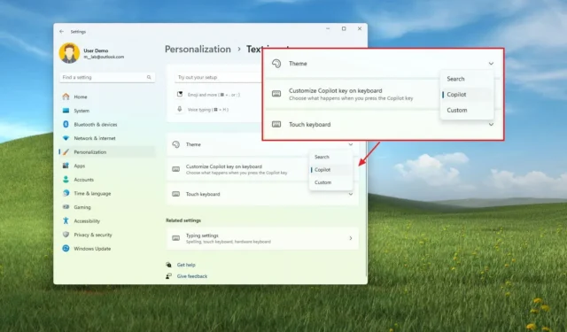 Personalizzazione delle scorciatoie da tastiera di Copilot su Windows 11