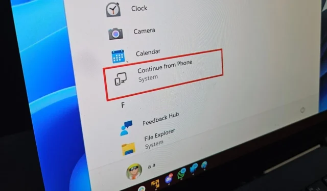 O Windows 11 permite a continuação perfeita de tarefas do seu Android ou iPhone