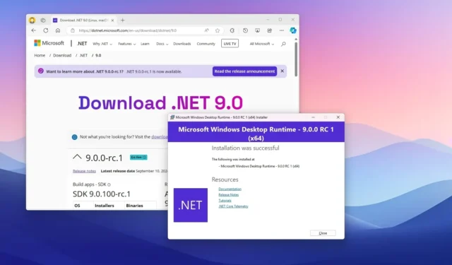 Guia passo a passo para instalar o .NET 9 Release no Windows 11 e 10