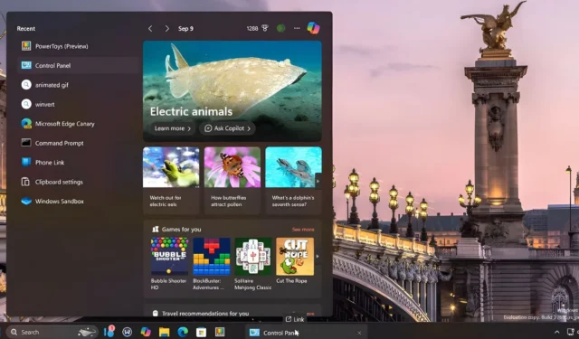 Verbeteringen aan Taakbalk-app vastzetten in Windows 11 door Microsoft