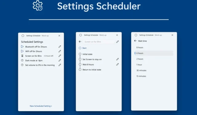 Apresentando o recurso “Settings Scheduler” para Windows 11 PowerToys: uma ferramenta altamente útil