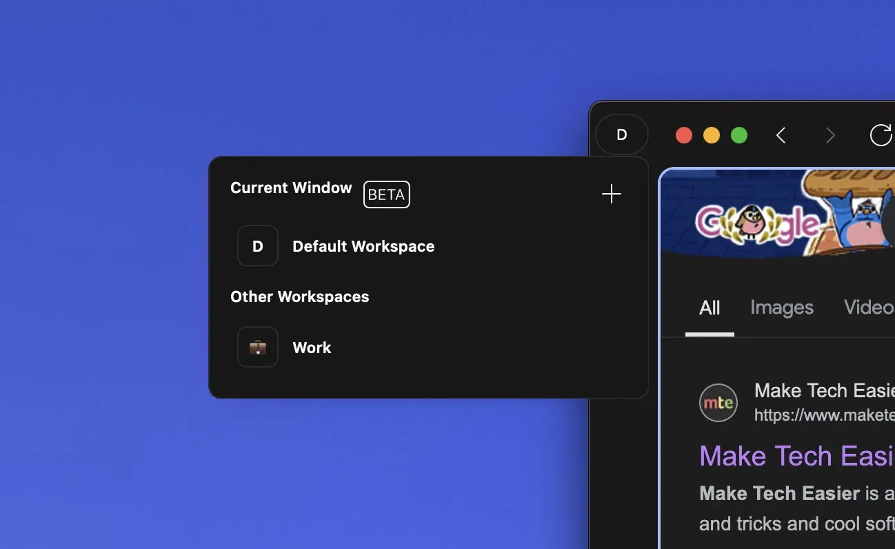 Zen Browser Workspaces