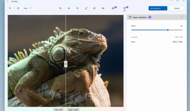 Mejore las fotos de baja calidad con la función Súper Resolución de Microsoft, ahora disponible en la aplicación Fotos de Windows