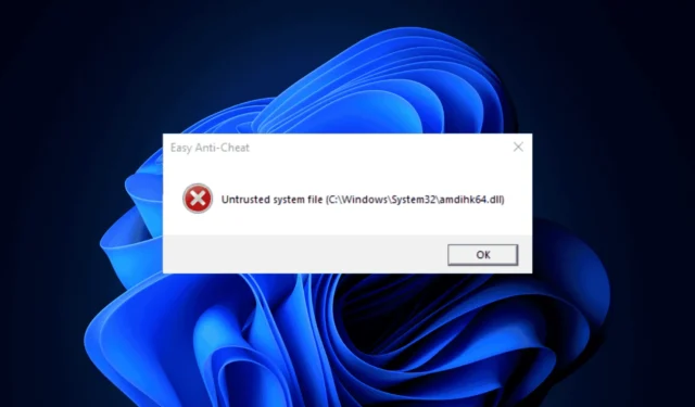 Fehlerbehebung bei „Amdihk64.DLL nicht signiert“-Fehlern: Schritt-für-Schritt-Anleitung