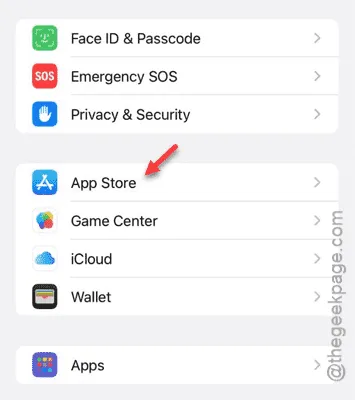 Impostazioni dell'App Store