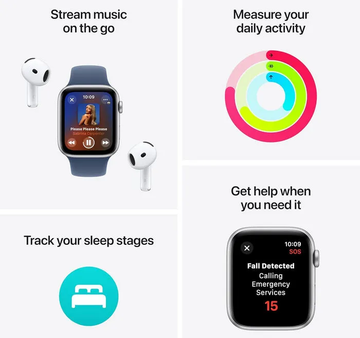 Funktionen der Apple Watch SE