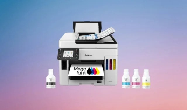 4-in-1 Canon Maxify GX7021 Printer: Efficient Document Printing Solution