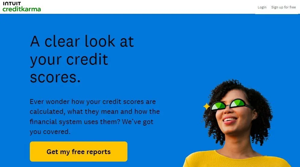 Experiência do usuário com o Credit Karma para pontuações de crédito gratuitas.