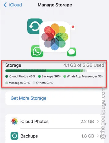 check storage min