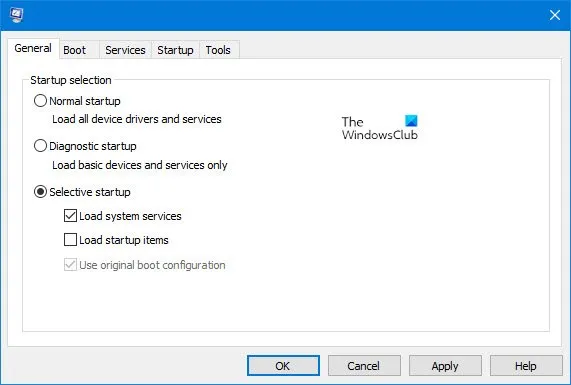 Perform Clean Boot in Windows