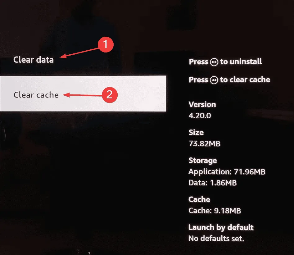 clear data to fix sling error 28-30