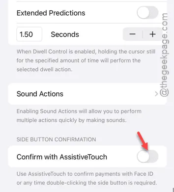 confirm with assistive touch min