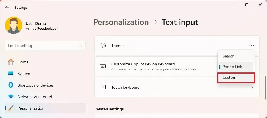 Customize Copilot key on keyboard