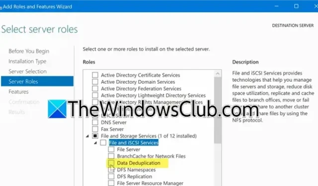 Guía paso a paso para configurar la deduplicación de datos en Windows Server