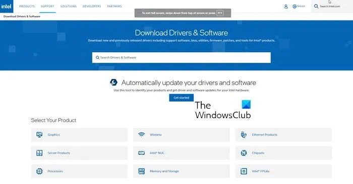 Windows 用ドライバーをダウンロード