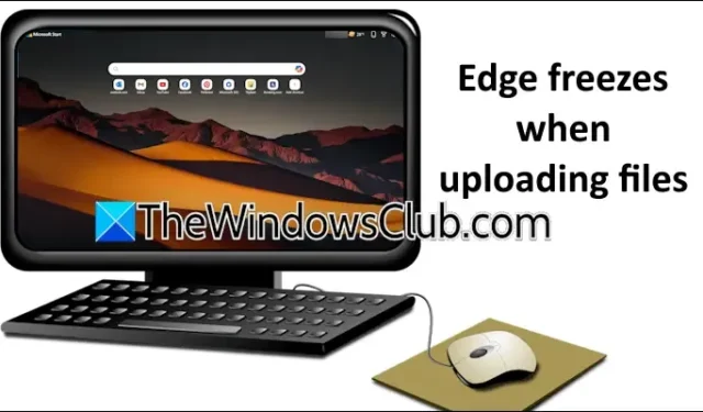 Cómo solucionar problemas de bloqueo de Edge al cargar archivos