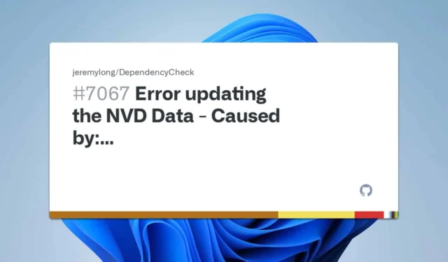 So beheben Sie NVD-Datenaktualisierungsfehler: 3 effektive Lösungen