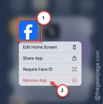 Facebook supprime l'application min