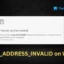 How to Resolve ERR_ADDRESS_INVALID in Chrome for Windows 11 Users