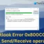 Resolve Outlook Error 0x800CCC1A When Sending or Receiving Emails