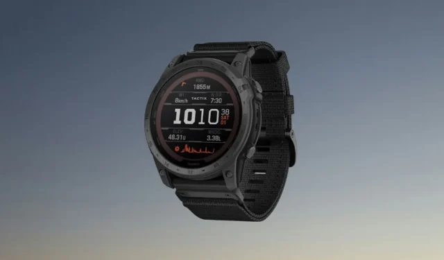 Découvrez la montre connectée Garmin Tactix 7 pour les aventures en plein air