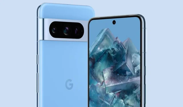 Entdecken Sie die eleganten Designmerkmale des Google Pixel 8 Pro