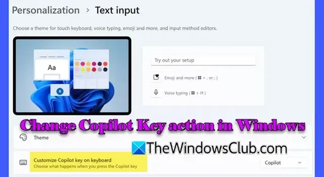 Steps to Modify Copilot Key Action in Windows 11